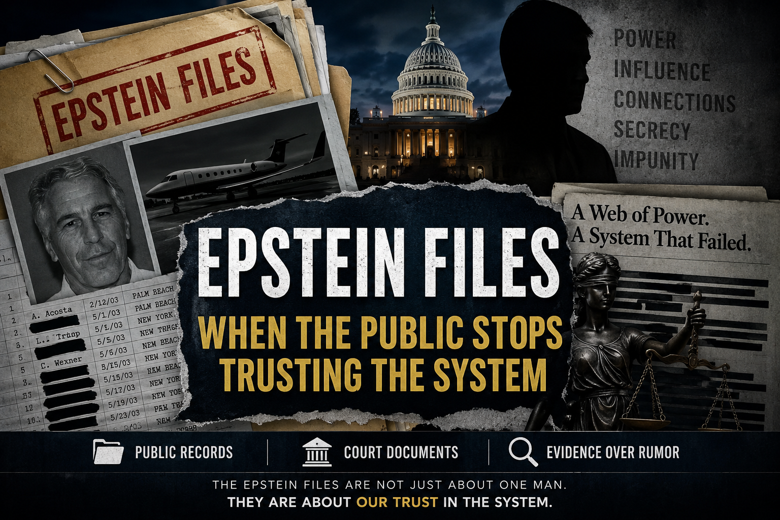 Epstein files public trust