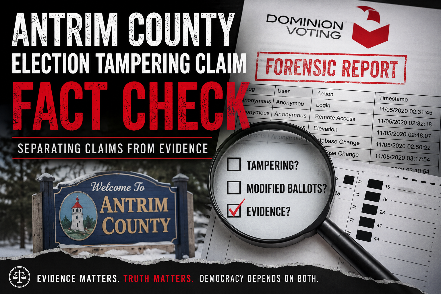 Antrim County election tampering fact check