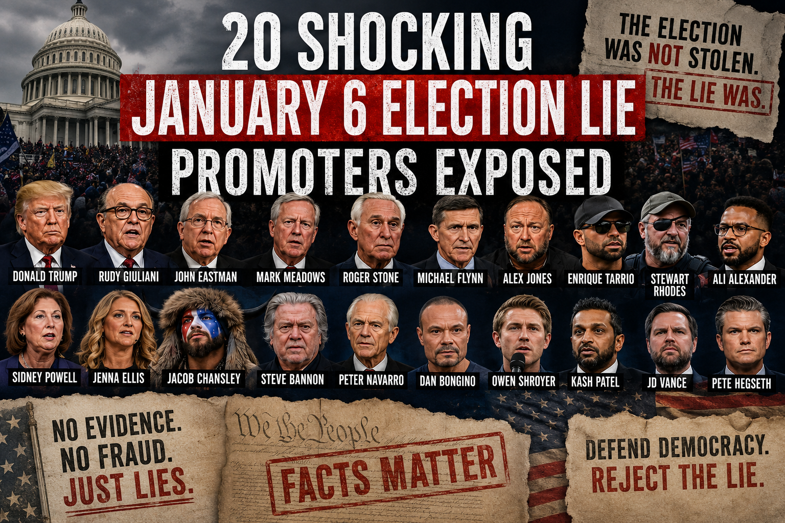 January 6 election lie promoters exposed feature image