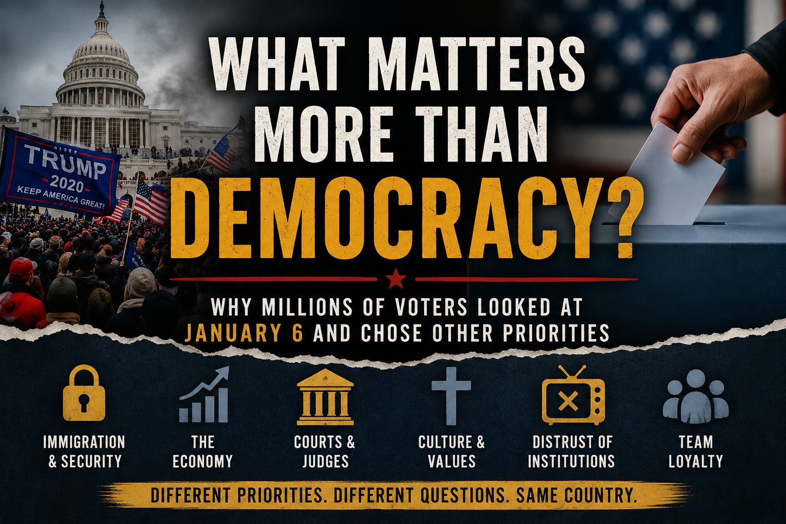 Why some voters overlooked January 6