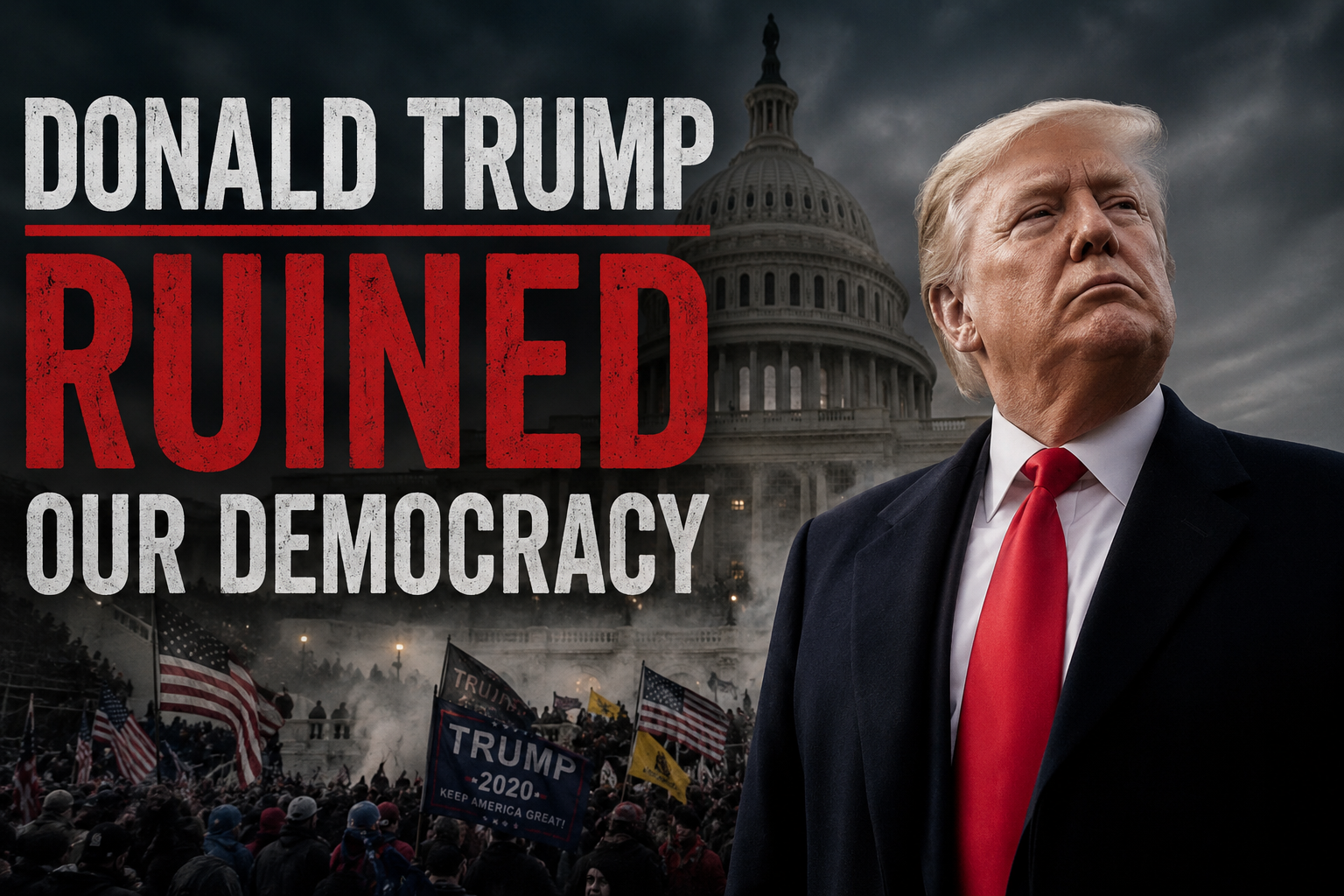 Seven ways Trump damaged American democracy after the 2020 election