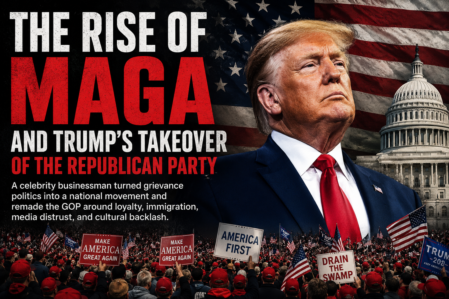 The rise of MAGA and Trump’s takeover of the Republican Party