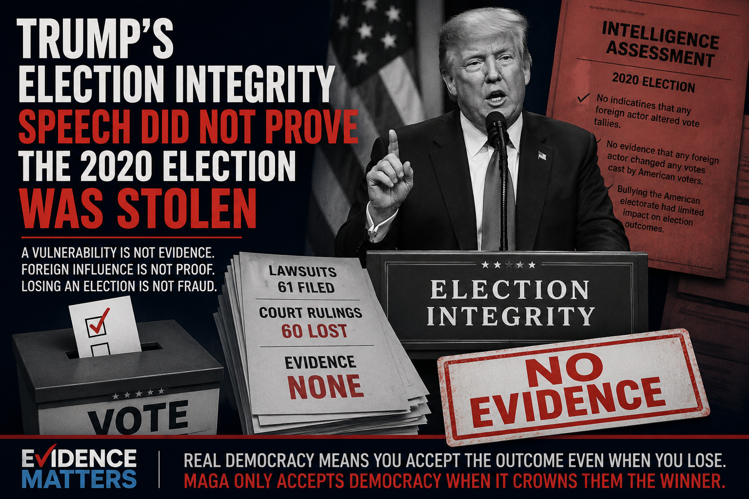 Trump election integrity speech