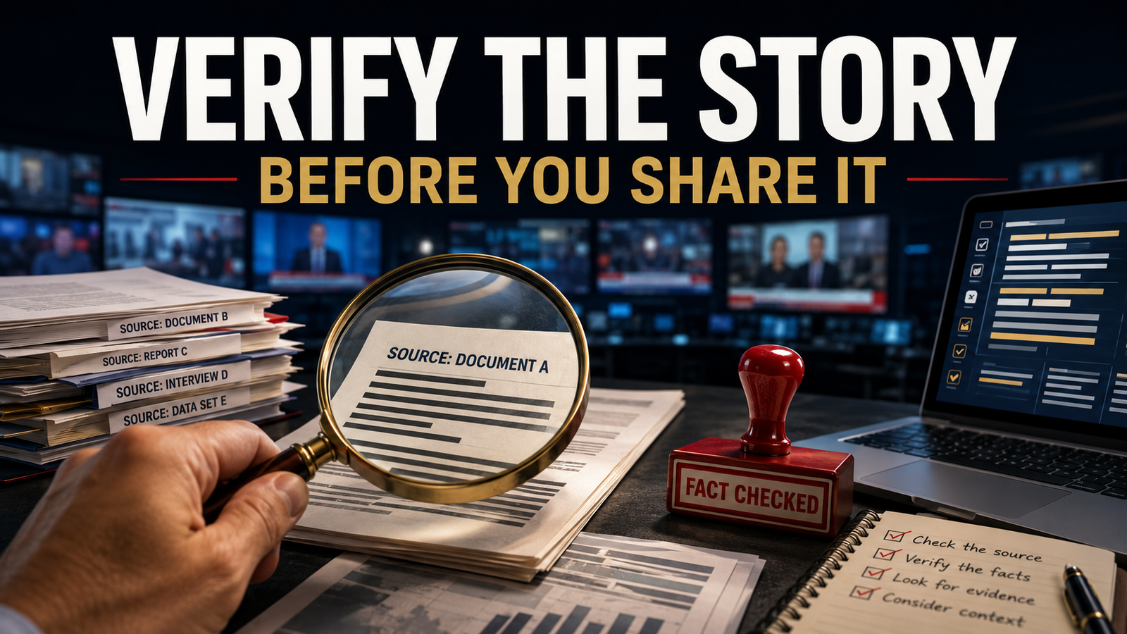 Verify the story before you share it